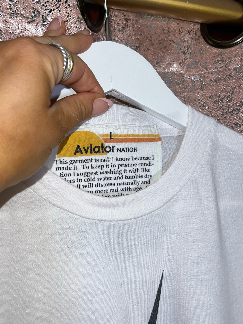 Aviator Nation Bolt Boyfriend Tee - Picture 2 of 3